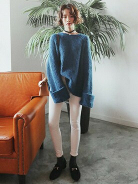 「DHOLIC（ディーホリック）のアイテム（アクセサリー）」を使った、ディーホリックさん（レディース・165cm）の秋コーディネート