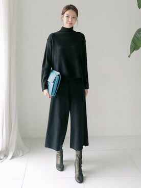 「ニットアップ」｜ディーホリックさん（レディース・169cm）の秋コーディネート