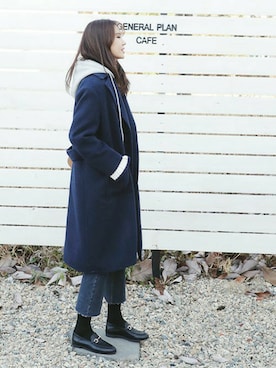 「DHOLIC（ディーホリック）のアイテム（その他アウター）」を使った、ディーホリックさん（レディース・169cm）の秋コーディネート