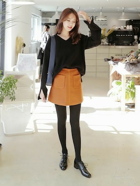 ディーホリックさん（レディース・169cm）の冬コーディネート