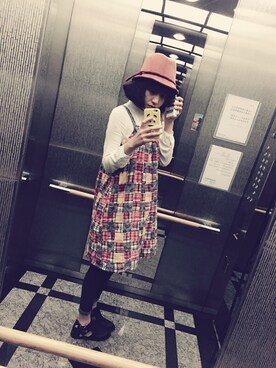 「override 」｜血跡穿穿さん（レディース・170cm）の冬コーディネート