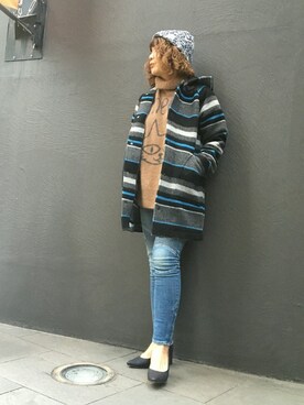 「#オトナカジュアル」｜「アイテム（ダッフルコート）」を使った、happachinさん（レディース・164cm）の秋コーディネート