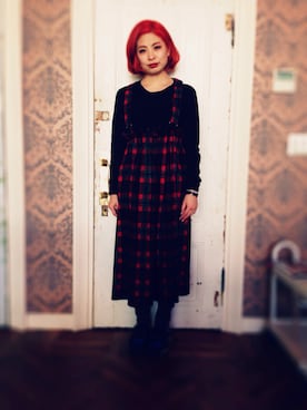 「アイテム（シャンプー）」を使った、金子 渚さん（レディース・165cm）の冬コーディネート