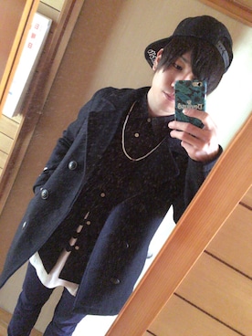 「Deviluse（Deviluse）のアイテム（ジャケット/アウター）」を使った、SHOGOさん（メンズ・170cm）の冬コーディネート