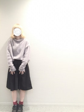「金髪ショート」｜「アイテム（その他）」を使った、はるちゃさん（レディース・156cm）の冬コーディネート
