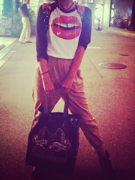 「JOYRICH」｜「アイテム（スラックス）」を使った、えんなさん（レディース・162cm）の冬コーディネート