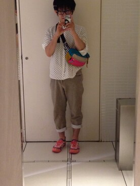 ※まるやまさん（メンズ・163cm）の夏コーディネート