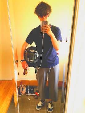 「バイク」｜しょーたさん（メンズ・177cm・20代）の夏コーディネート