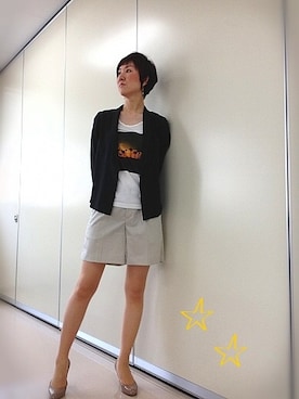 「BALLSEY（ボールジィ）のアイテム（ジャケット/アウター）」を使った、Koharuさん（レディース・169cm）の春コーディネート