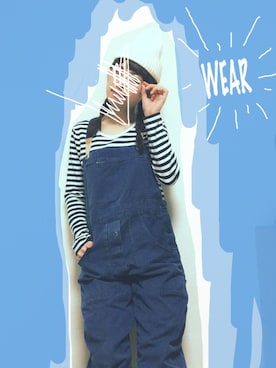 「aiko」｜「アイテム（オールインワン・サロペット）」を使った、お はなさん（レディース・157cm）の秋コーディネート
