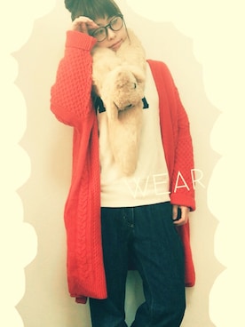 お はなさん（レディース・157cm）の冬コーディネート