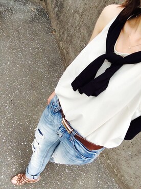 Lumiiiyeさん（レディース・161cm）の夏コーディネート