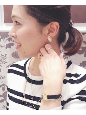 「Phoebe（フィービィー）のアイテム」を使った、JEWEL ADDICT STAFFさん（レディース・165cm）の春コーディネート