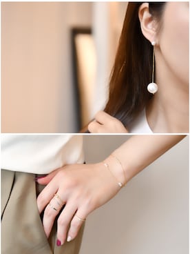 「Phoebe（フィービィー）のアイテム」を使った、JEWEL ADDICT STAFFさん（レディース・165cm）の夏コーディネート