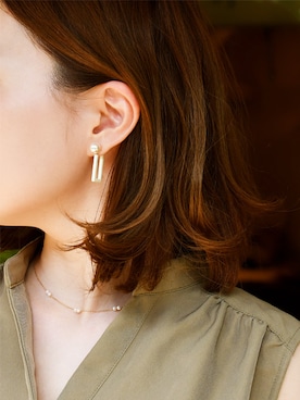 「スキッパーシャツ」｜JEWEL ADDICT STAFFさん（レディース・165cm）の夏コーディネート