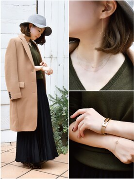 「Phoebe（フィービィー）のアイテム」を使った、JEWEL ADDICT STAFFさん（レディース・165cm）の秋コーディネート