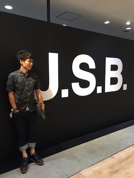 「厚底」｜TO.TOMIさん（メンズ・162cm）の夏コーディネート