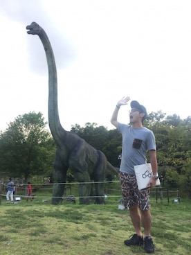 「Coal Black（コールブラック）のアイテム」を使った、TO.TOMIさん（メンズ・162cm）の夏コーディネート