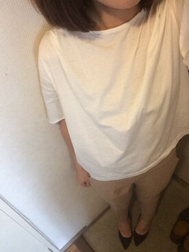 ぴぃぴ is wearing Spick & Span "サイロスパンテンジク クロプトプルオーバー。"