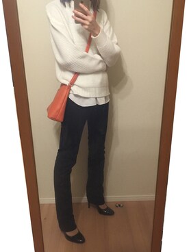 プラス◡̈⃝︎さん（レディース・163cm）の冬コーディネート