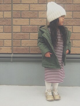 くーちゃんさん(キッズ・90cm)の冬コーディネート