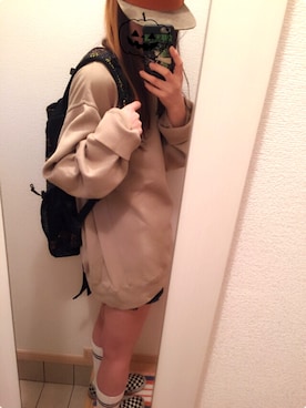 「VISION（ヴィジョン）のアイテム（バッグ）」を使った、aikooo**さん（レディース・165cm）の秋コーディネート