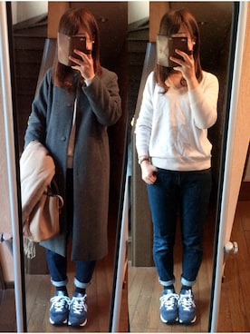 nahoさん（レディース・161cm）の冬コーディネート