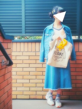 「ANOTHER BRANCH（アナザーブランチ）のアイテム（スカート）」を使った、ﾏ ﾕ ｶさん（レディース・156cm）の春コーディネート