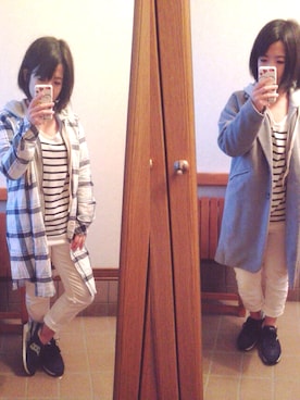 erikaさん（レディース・152cm）の春コーディネート