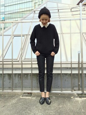 「Regalect（リガレクト）のアイテム（トップス）」を使った、shihoさん（レディース・169cm）の秋コーディネート