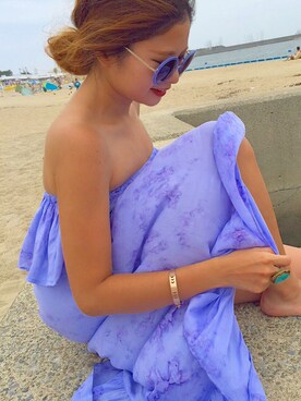 Tiare Hawaii ティアレハワイ のワンピース ブルー系 を使った人気ファッションコーディネート Wear