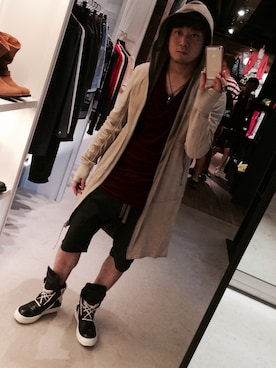 ARCHENEMYさんの（Rick Owens | リックオウエンス）を使ったコーディネート