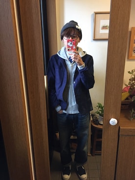 「ジャックパーセル」｜「アイテム（カバーオール）」を使った、taiyo-smileさん（メンズ・165cm）の春コーディネート
