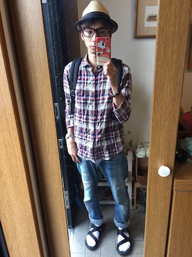 「NOL（ノル）のアイテム」を使った、taiyo-smileさん（メンズ・165cm）の夏コーディネート