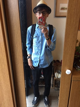 「NOL（ノル）のアイテム」を使った、taiyo-smileさん（メンズ・165cm）の夏コーディネート