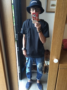 「Chrome Hearts」｜「アイテム（その他シューズ）」を使った、taiyo-smileさん（メンズ・165cm）の夏コーディネート