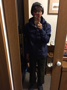 「Levi's（リーバイス）のアイテム（ナイロンジャケット）」を使った、taiyo-smileさん（メンズ・165cm）の秋コーディネート
