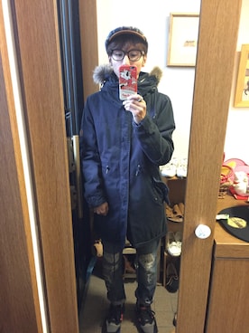 「Chrome Hearts」｜「アイテム（ハンチング/ベレー帽）」を使った、taiyo-smileさん（メンズ・165cm）の秋コーディネート