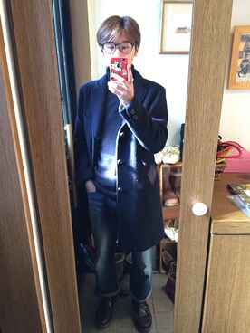 「Chrome Hearts」｜「アイテム（その他シューズ）」を使った、taiyo-smileさん（メンズ・165cm）の冬コーディネート