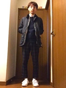 「バブアー」｜「アイテム（フォーマルスーツ/小物）」を使った、taiyo-smileさん（メンズ・165cm）の春コーディネート