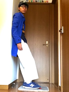 「SHIPS JET BLUE（シップスジェットブルー）のアイテム（ステンカラーコート）」を使った、taiyo-smileさん（メンズ・165cm）の春コーディネート