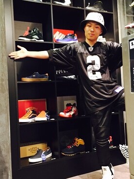 「Supreme （シュプリーム）のアイテム（Tシャツ/カットソー、ホワイト系）」を使った、nozomuさん（メンズ・170cm）の秋コーディネート