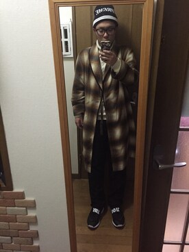 「URBAN RESEARCH DOORS（アーバンリサーチドアーズ）のアイテム（ニット/セーター、ホワイト系）」を使った、nozomuさん（メンズ・170cm）の春コーディネート