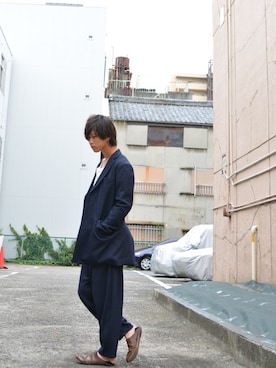 「アイテム（その他アウター）」を使った、砂場京介さん（メンズ・173cm・20代）の夏コーディネート