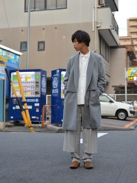 「アイテム（その他アウター）」を使った、砂場京介さん（メンズ・173cm・20代）の秋コーディネート
