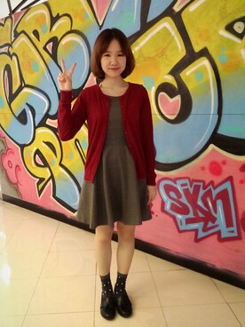 Liさん(レディース・156cm)の秋コーディネート