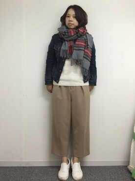 「RED CARD TOKYO（レッドカード）のアイテム（ジャケット/アウター）」を使った、akaさん（レディース・153cm）の冬コーディネート