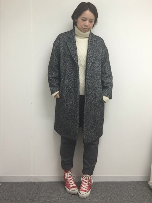 SLOBE IENA（スローブイエナ）の「ヘリンボーン ツイード ロング