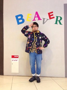 「ボヘミアンズ」｜「アイテム（マウンテンパーカー）」を使った、maeyamaさん（メンズ・170cm）の春コーディネート