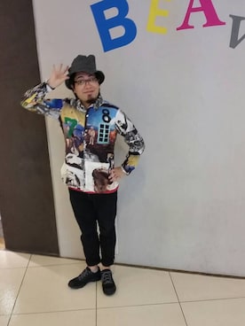 「ALDIES（アールディーズ）のアイテム（帽子）」を使った、maeyamaさん（メンズ・170cm）の夏コーディネート